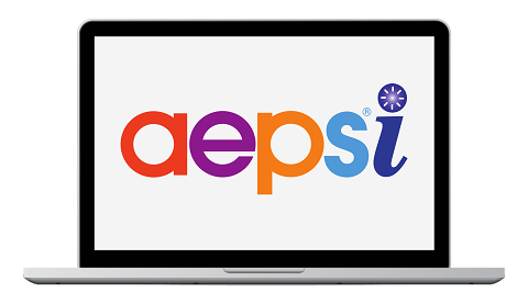 AEPSi logo on laptop