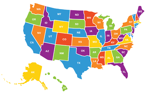 US color map